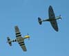 Formation Mustang Spitfire